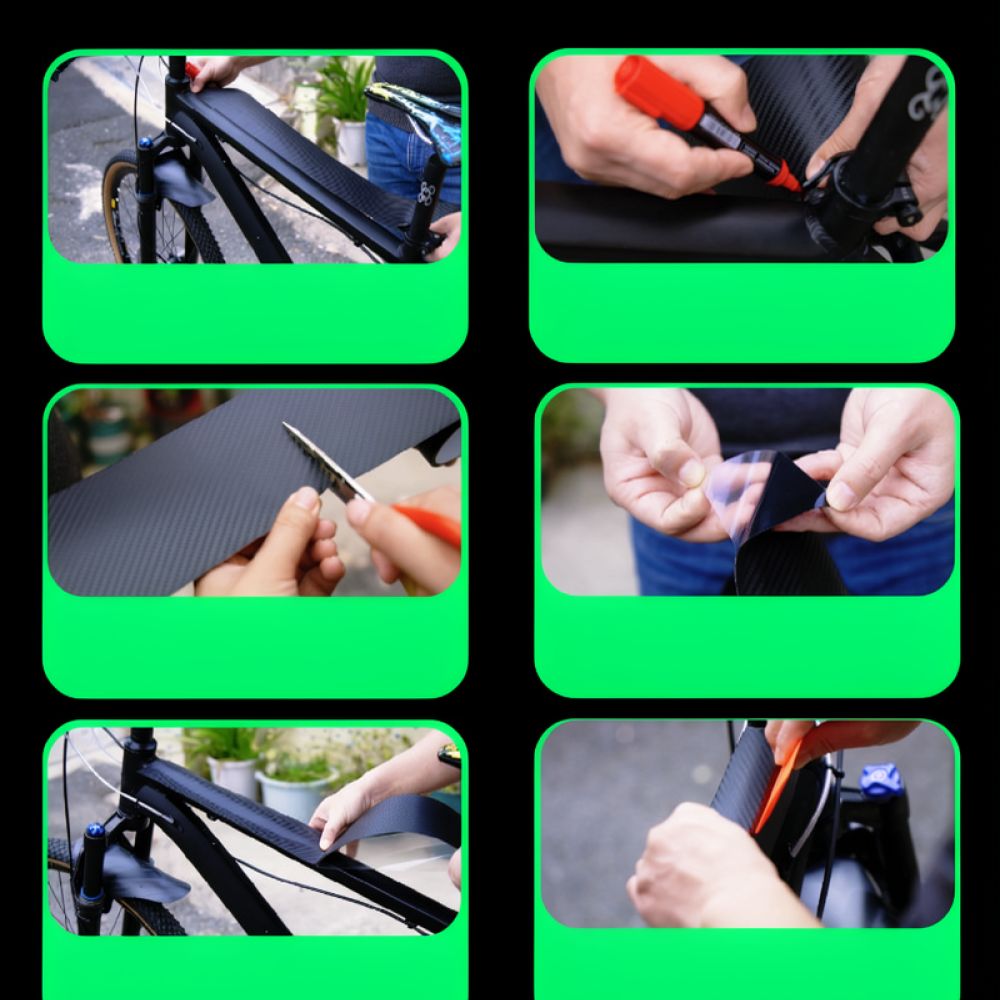 Cycling Gear And Equipment - Voor Chooee Road Mountainbike Frame Shield