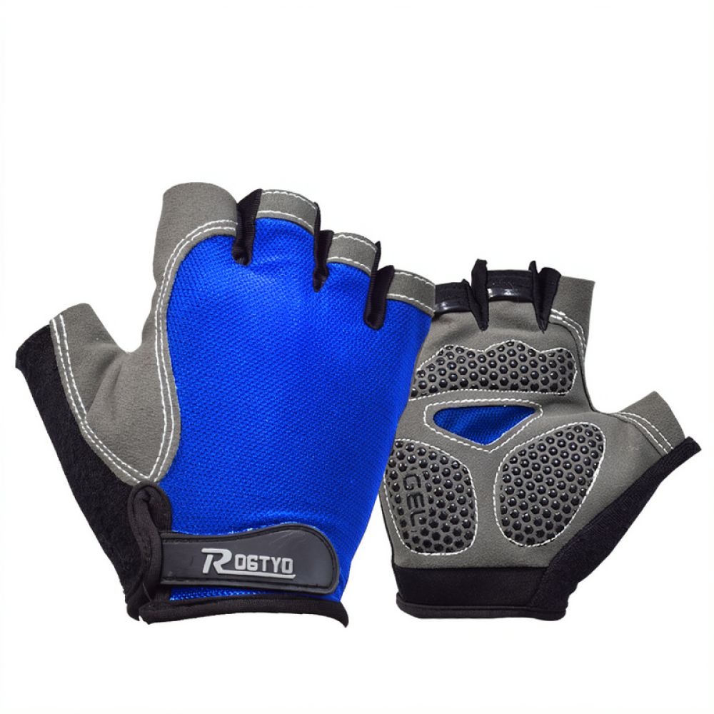 Cycling Gear And Equipment - Schokbestendige halve vinger fietshandschoenen, zomer, ademend,